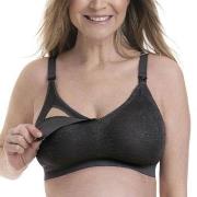 Anita BH Maternity Essential Lace Nursing Bralette Mørkgrå  X-Large Da...