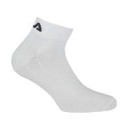 FILA Strømper 3P Quarter Plain Socks Hvit Str 43/46