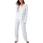 PJ Salvage Playful Prints Long Pyjamas Hvit Mønster Medium Dame