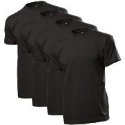 Stedman 4P Comfort Men T-shirt Svart bomull 5XL Herre