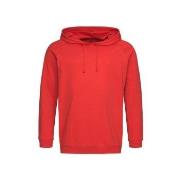 Stedman Hooded Sweatshirt Unisex Rød bomull Medium