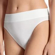 Calida Truser 2P Elastic Briefs Hvit bomull Medium Dame