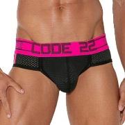 Code 22 Motion Push-Up Brief Svart/Rosa Medium Herre