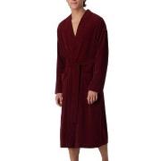 Schiesser Terry Bathrobe Rød Medium Herre