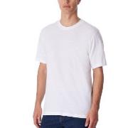 Schiesser 2P Essentials American T-shirts Round Neck Hvit bomull Small...