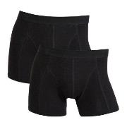 Claudio 2P Cotton Trunks Helsvart bomull Small Herre