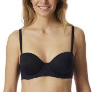 Schiesser BH Bandeau Bra Svart C 85 Dame