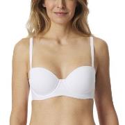 Schiesser BH Bandeau Bra Hvit B 80 Dame