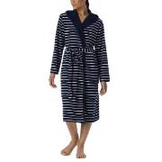 Schiesser Women Terry Bathrobe Marine Medium Dame