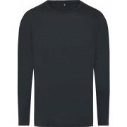 JBS of Denmark Wool Long Sleeve T-shirt Svart ull Medium Herre