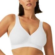 NATURANA BH Athleisure Soft Bra Hvit bomull B 105 Dame