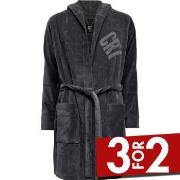 CR7 Cristiano Ronaldo Cotton Bathrobe Grå bomull X-Large Herre