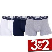 CR7 Cristiano Ronaldo 3P Men Trunk Marine/Grå bomull XX-Large Herre