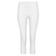 Decoy Capri Leggings Hvit økologisk bomull Medium Dame