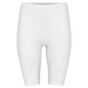 Decoy Mid-length Capri Leggings Hvit økologisk bomull Small Dame