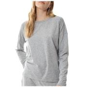 Mey Yona Long-sleeve T-shirt Grå Medium Dame