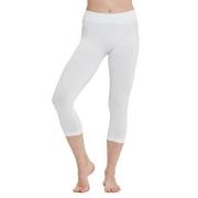 Decoy Seamless Capri Leggins Hvit M/L Dame