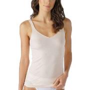 Mey Noblesse Cami-Top V-Neck Krem bomull 46 Dame