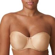 PrimaDonna BH Satin Non Padded Strapless Bra Beige F 75 Dame