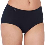 Sloggi Truser 3P 24 7 Cotton Midi Briefs Svart bomull 46 Dame