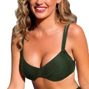 Wiki Basic Adjustable Bikini Top Mørkgrørnn  B 75 Dame