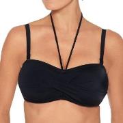 Wiki Basic Bandeau Bikini Top Svart F 75 Dame