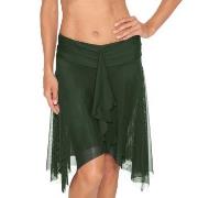 Wiki Basic Beach Skirt Mørkgrørnn  polyester XX-Large Dame