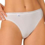 Sloggi Truser 2P Basic Plus Tai Briefs Hvit bomull 40 Dame