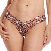 Hanky Panky Truser 3P Cheeky Cheetah Low Rise Thong Aprikos One Size D...