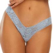 Hanky Panky Truser 2P Daily Lace Low Rise Thong Dueblå nylon One Size ...