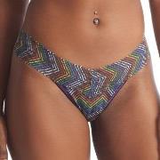 Hanky Panky Truser 2P Printed Low Rise Thong Multi-colour-2 nylon One ...