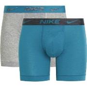 Nike 6P Dri-Fit ReLuxe Boxer Brief Grå/Blå Large Herre