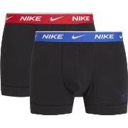 Nike 4P Everyday Cotton Stretch Trunk Svart/Blå bomull Small Herre