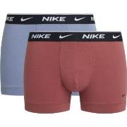 Nike 4P Everyday Cotton Stretch Trunk Rød/Lilla bomull Medium Herre