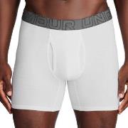 Under Armour 6P Perfect Cotton 6in Boxer Hvit Large Herre