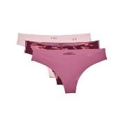 Under Armour Truser 6P Pure Stretch Thong Rosa Mønster Large Dame