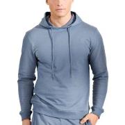 Bread and Boxers Organic Cotton Men Hooded Shirt 2P Lysblå Large Herre