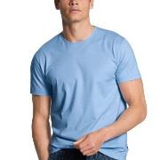 Calida Remix Basic T-Shirt Lysblå bomull Small Herre