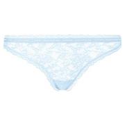 Calvin Klein Truser 3P CK One Lace Thong Lysblå nylon X-Small Dame