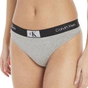 Calvin Klein Truser 2P CK96 Cotton Thong Lysgrå bomull Small Dame