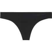 Calvin Klein Truser 3P Fusion Flex Thong Svart polyamid Medium Dame