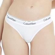 Calvin Klein Truser 2P Modern Cotton Thong D1 Hvit Medium Dame