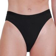 Sloggi Truser 2P GO Casual High Leg Briefs Svart bomull Medium Dame