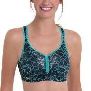 Anita BH Active Air Control DeltaPad Sports Bra Svart/Blå B 80 Dame