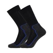 Dovre Strømper 2P Organic Wool Terry Crew Socks Marine Str 44/47 Herre