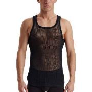 Dovre Wool Mesh Tank Top Svart ull XX-Large Herre