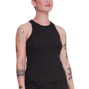 Sloggi GO Ribbed Tank Top Svart bomull Medium Dame