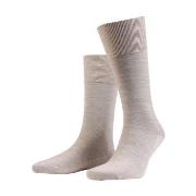 Amanda Christensen Strømper Icon Merino Wool Sock Sand Str 35/36