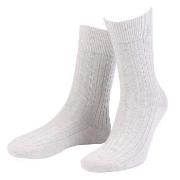 Amanda Christensen Strømper True Ankle Rib Sock Sand Str 39/42 Herre