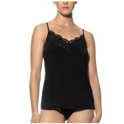 Mey Grace Camisole With Lace Svart viskose Small Dame